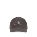 Brunello Cucinelli Brown Cotton Baseball Cap