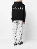 AMIRI logo-print zip-up hoodie