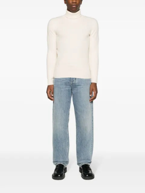 Drumohr ribbed-knit roll-neck jumper