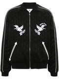 Marine Serre Moon Diamant jacquard bomber jacket