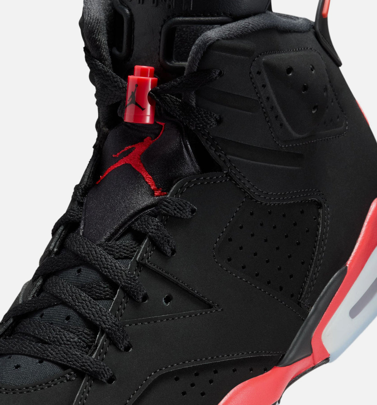Air Jordan 6 Retro "Infrared Salesman" Men's Shoe – Black/Light Crimson