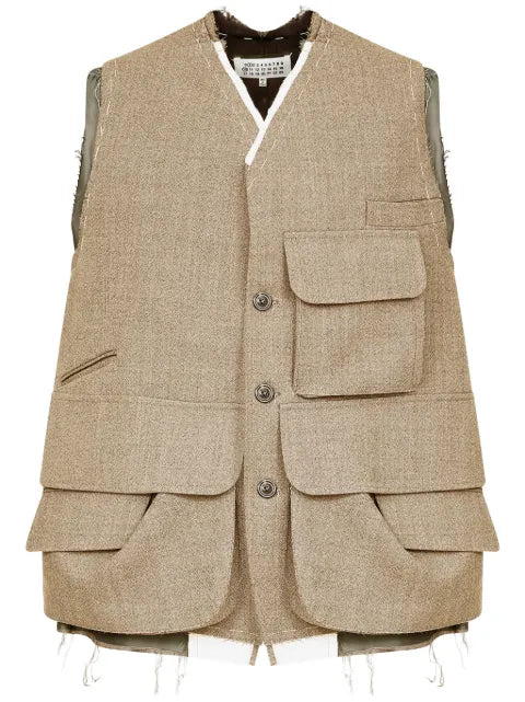 Maison Margiela cargo wool vest