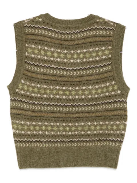 DUNST V-neck sleeveless sweater