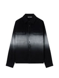 Palm Angels gradient-effect shirt jacket