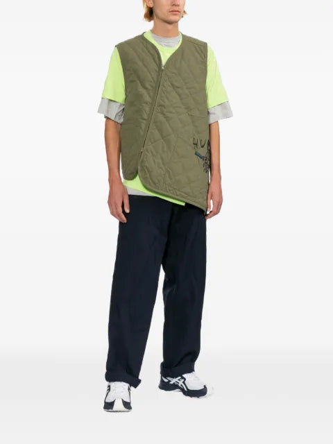 Comme Des Garçons Shirt quilted zipped gilets