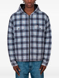 Stüssy checkered zip-up jacket