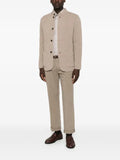 Lardini mandarin-collar button-up jacket