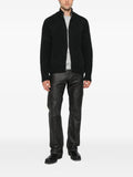 OUR LEGACY ribbed-knit funnel-neck cardigan