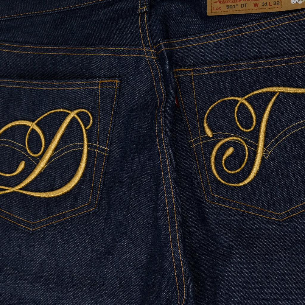 Blue Stussy 501 Jeans