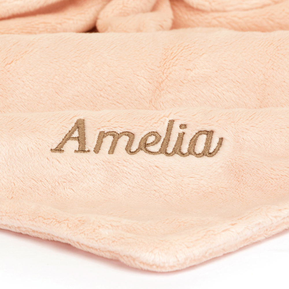 Personalized Bashful Blush Bunny Soother