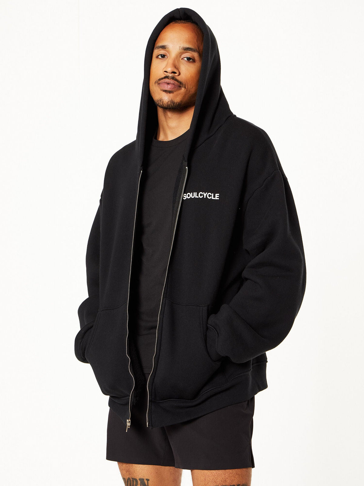 BLACK JAMES ZIP UP
