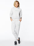 Loungeful Cropped Hoodie Grey