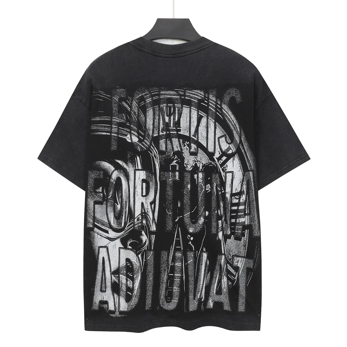 Godspeed Fortuna Astronaut Graphic T-Shirt - Black