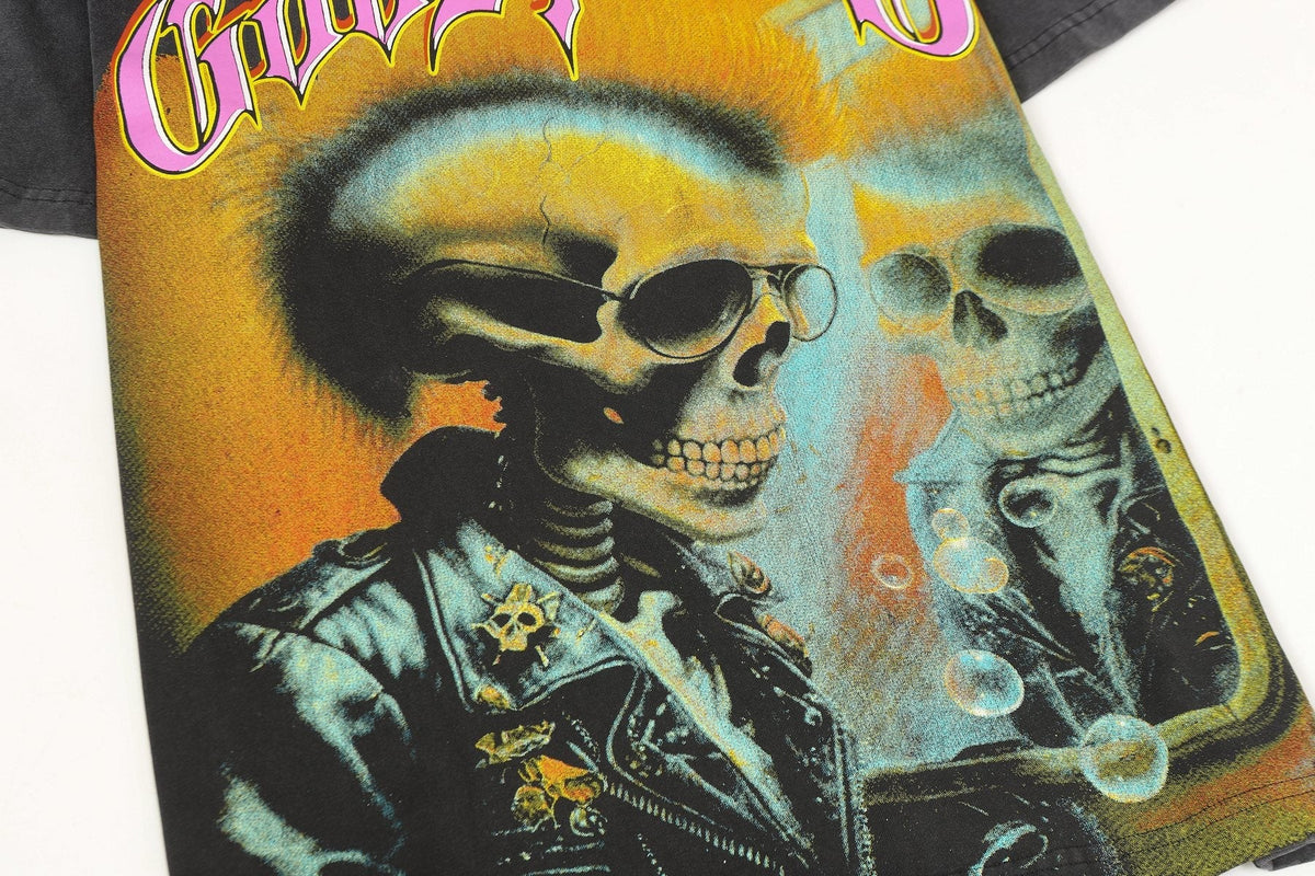 Godspeed Skeleton Graphic Washed Black T-Shirt