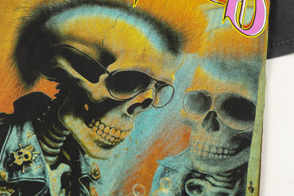 Godspeed Skeleton Graphic Washed Black T-Shirt