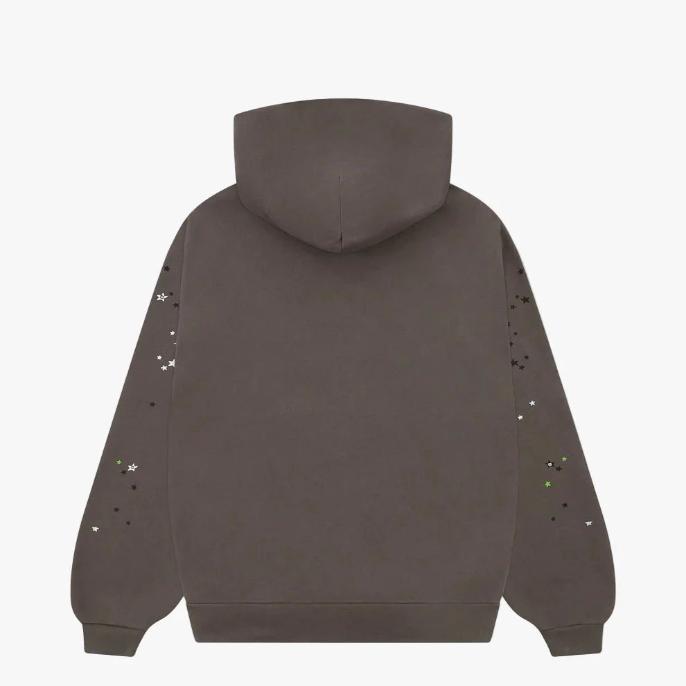 Sp5der Punk V2 Hoodie Slate Grey
