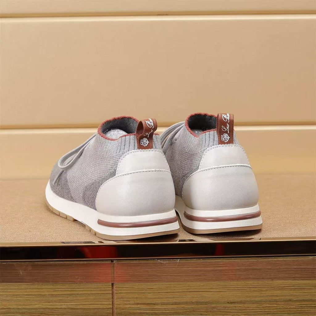 Loro Piana Men's Flexy Walk Knit Sneakers