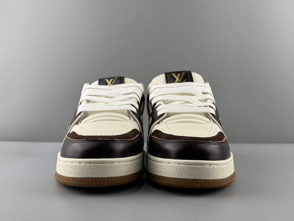 Louis Vuitton Men's White & Black Low-Top Sneakers