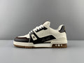 Louis Vuitton Men's White & Black Low-Top Sneakers