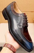 Louis Vuitton Men's Dark Brown & Black Oxford Shoes