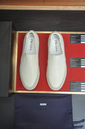 Prada Men's Smooth Slip-On Shoes